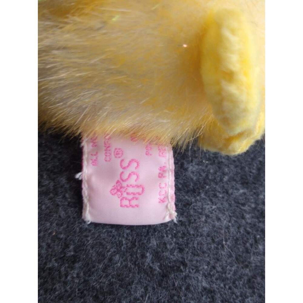 Russ Berrie Chick a Loo Plush Stuffed Baby Duckling Easter Toy Sparkly w Tag 5" - Picture 7 of 7
